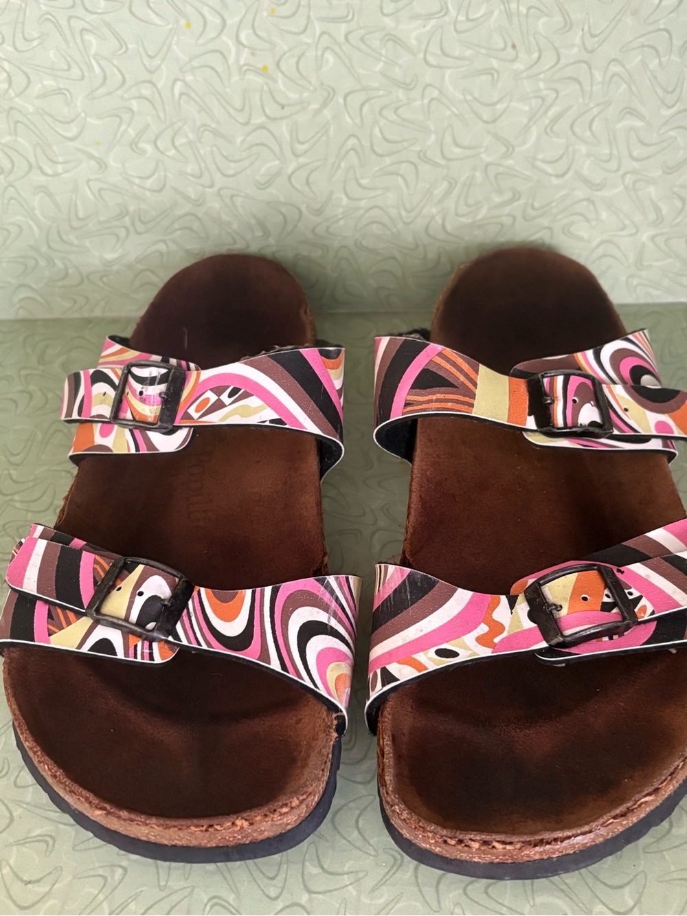 Birkenstock Papillio Arizona Sandals Floral Swirl 40 US 9